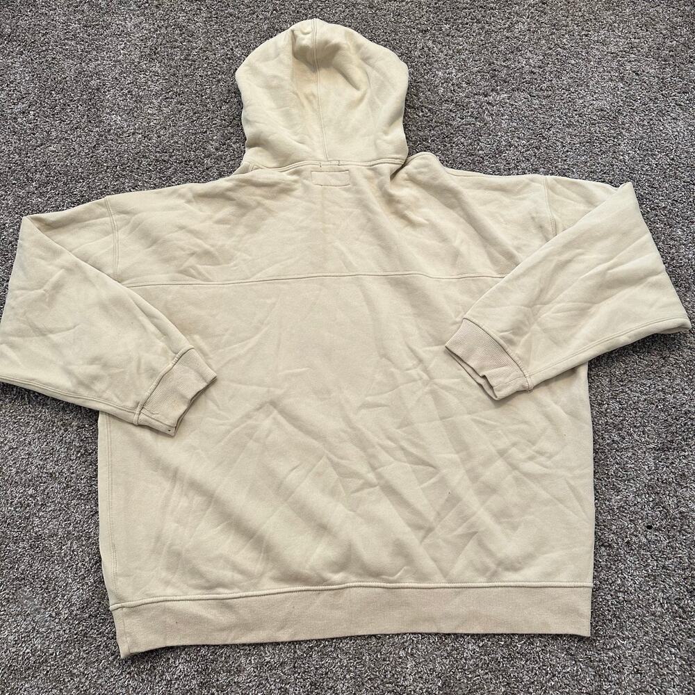 ABERCROMBIE & FITCH Men's Essential Popover Hoodie Size XXL In Cream - Picture 2 of 9